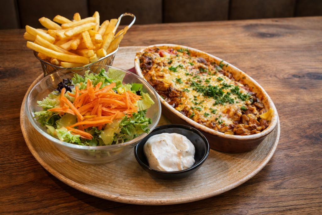 Albania Hackfleischpfanne Restaurant Alte Schule Eisenach